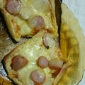 Lurutan's cooksnap of when they made 【糖質制限】油揚げのクリスピーピザ.