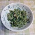 オレンジリング's cooksnap of when they made 倹約！かぶの葉の柚子味噌炒め.