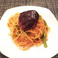 ネスター's cooksnap of when they made ハンバーグパスタ.