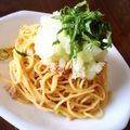 渡辺家の嫁's cooksnap of when they made 簡単！和風ツナマヨと大根おろしのパスタ.