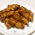 yuli1223's cooksnap of when they made 厚揚げの豚バラ巻き♪.