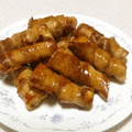 yuli1223's cooksnap of when they made 厚揚げの豚バラ巻き♪.