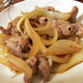 きじおとこたま's cooksnap of when they made 豚コマで★定番豚の生姜焼き.