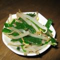 ばくばく７０７'s cooksnap of when they made 簡単☆もう一品☆にらともやしのおひたし.