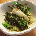 ＊実月＊'s cooksnap of when they made 水菜のお浸しの一番美味しい食べ方.