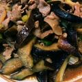 kara's cooksnap of when they made ゴマが香ばしい☆茄子の肉味噌炒め！.