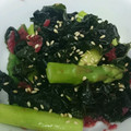 はるちゃを's cooksnap of when they made すっぱ旨い♡アスパラとわかめの梅和え.