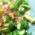 Greenbelt's cooksnap of when they made レンジで簡単副菜♪茄子とオクラの生姜醤油.