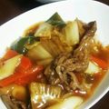 sayuki1227's cooksnap of when they made ご飯にﾋﾟｯﾀﾘ★豚ﾊﾞﾗ白菜あんかけ.