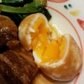 旦那教育中ママン's cooksnap of when they made 放置!!半熟たまご.