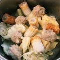 きえまま's cooksnap of when they made ちくわの肉詰めおつまみおでん鍋.
