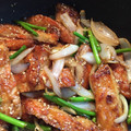 ゴッツッチー's cooksnap of when they made 韓国料理—さつま揚げとにんにくの芽炒め.