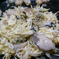 おおなべ's cooksnap of when they made おいしく焼くコツ有り◎牡蠣のお好み焼き.