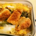 saddlebag's cooksnap of when they made 時短☆めんつゆで簡単カツ丼弁当.