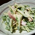 アイアンツリー's cooksnap of when they made 水菜のごまマヨサラダ.