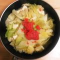 ピンクフレンチ's cooksnap of when they made 簡単豪華？！＊とうふ明太キャべサラダ.