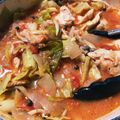 はるたろ☆'s cooksnap of when they made フライパン１個で簡単♪トマキャベ煮込み.
