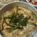 紅茶とチーズケーキ's cooksnap of when they made 鶏肉ごろっと親子丼！めんつゆで簡単。.
