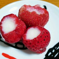 らら7's cooksnap of when they made 再現☆いちごと練乳のアイスクリーム♪.