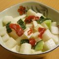 もんしゅしゅ's cooksnap of when they made 梅マヨのサイコロサラダ★.