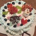 さなあママ's cooksnap of when they made ♡アナと雪の女王♡オラフケーキ.