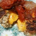 ボヨンダー珀夜's cooksnap of when they made 簡単チーズインハンバーグ.