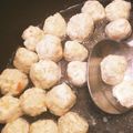 chocospoon's cooksnap of when they made 離乳食後期*ふわふわ肉団子.