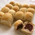 ふみぽよ✿'s cooksnap of when they made 黒糖くるみ★粒あんちぎりパン（HB生地）.