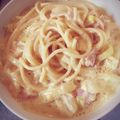 ＊ぴよこ＊。's cooksnap of when they made てきとう！さじ加減でカルボナーラ！.