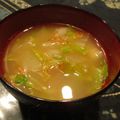 ジョングレ's cooksnap of when they made 中華風!白菜と干し海老のお味噌汁.