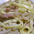 Rick_t's cooksnap of when they made 蓮根と鶏肉のパスタ.