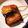 Kumiwin's cooksnap of when they made 揚げ焼きで★チーズ香るアメリカンドッグ.