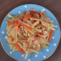 ♡ちびずたん♡'s cooksnap of when they made 細切りじゃが芋と玉ねぎで時短コンソメ炒め.