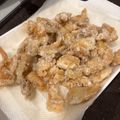 haruao☆'s cooksnap of when they made 【カリカリおつまみ】☆★鶏皮の唐揚げ★☆.
