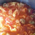 KleineToko's cooksnap of when they made ごろっとキャベツと肉団子のトマト煮.