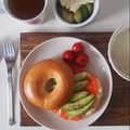 もちこ＊。's cooksnap of when they made アボカドのハニークリームチーズ.