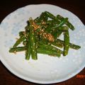 ｍｋ★'s cooksnap of when they made 母から伝わる☆基本のいんげんのゴマ和え.
