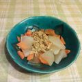 オレンジリング's cooksnap of when they made シーチキンと根菜のあったかレンジ蒸し.