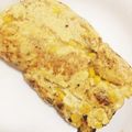 ♡mio1216♡'s cooksnap of when they made おからパウダーでかさましコーン卵焼き.
