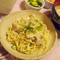 ☆ちぃお☆'s cooksnap of when they made ❀九條（青）葱たっぷり塩焼きそば❀.