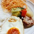 darthhiro's cooksnap of when they made ストウブで大人なハンバーグプレート.