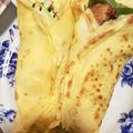 waiwain's cooksnap of when they made レタスときのこの米粉クレープ.
