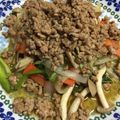 新米なおっちさん's cooksnap of when they made 節約！あんかけ野菜炒め♪小松菜・人参・茸.