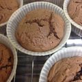 結女都's cooksnap of when they made しっとりふんわり 簡単チョコマフィン.