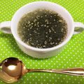 ３匹の大ぶたママ's cooksnap of when they made 味覇de＊わかめカップスープ＊.