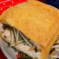 ユーロン's cooksnap of when they made 油揚げのもやしチーズ塩昆布焼き♡.