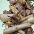 リラシャン's cooksnap of when they made 長いもと豚バラ肉のオイスター炒め.
