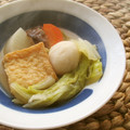 Jaye's cooksnap of when they made ★厚揚げと白菜のヘルシーポトフ.