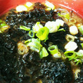 今りー's cooksnap of when they made ねぎと磯のりのお味噌汁.