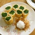 しのばぁたん's cooksnap of when they made 油揚げ巻き☆ほうれん草のお浸し.